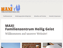 Tablet Screenshot of maxi.heiliggeist-ratingen.de